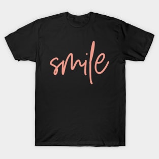 Smile - Pink T-Shirt